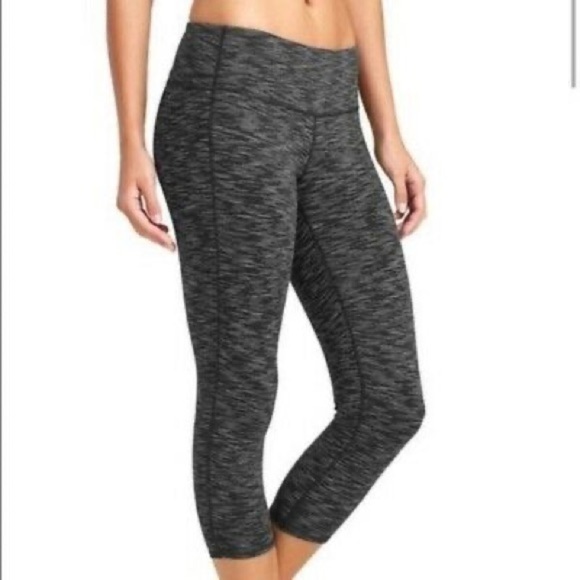 Athleta | Energy Chaturanga Gray Cropped Capri Leggings Small - Picture 1 of 6